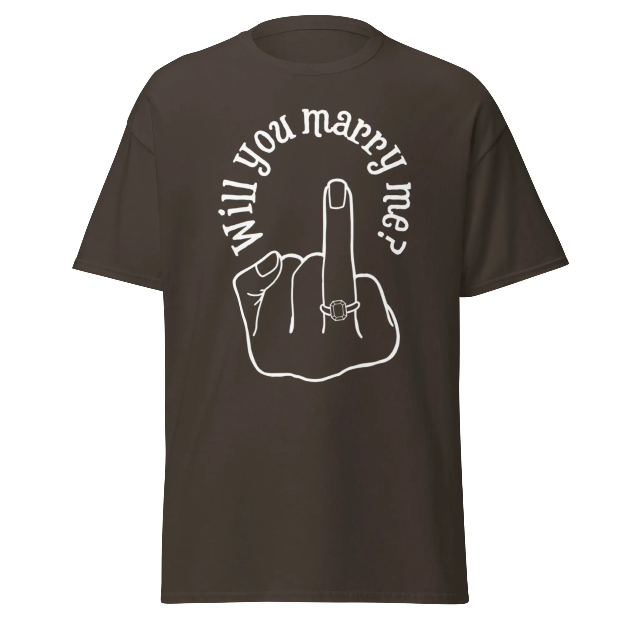 Will you Marry Me?? Marriage Proposal Ideas,  For you, Black, classic tee