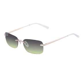 Women's Eyewear Green gradient | 9K Gold plated