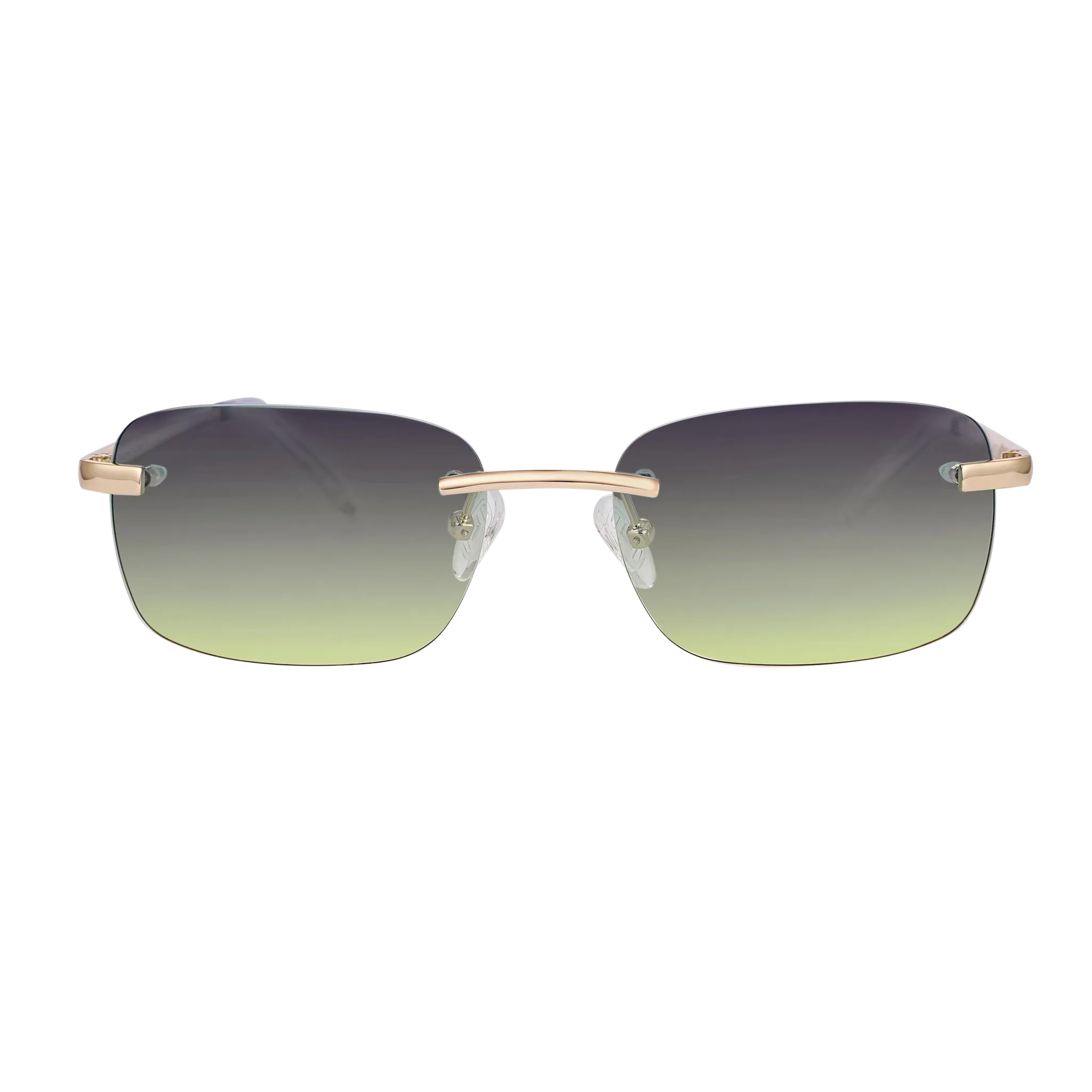 Women's Eyewear Green gradient | 9K Gold plated
