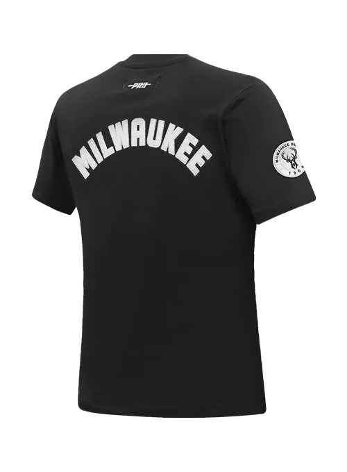 Women's Pro Standard Pearls Milwaukee Bucks Slim Fit T-Shirt