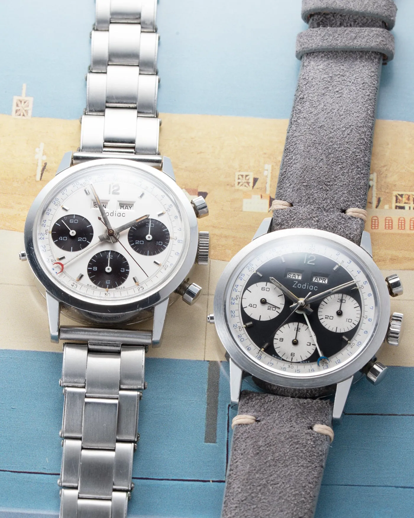 Zodiac 'Heuer' Carrera 12 Dato 2547SN